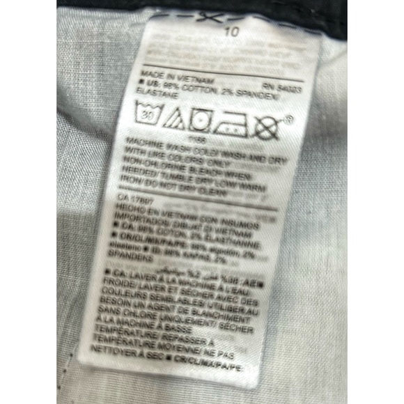 Old Navy Size 10 Black Jack Black High Rise Everyday Shorts - Picture 12 of 14